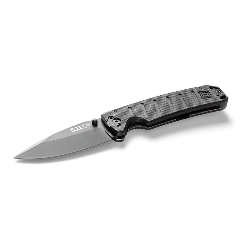 Couteau pliant 5.11 Tactical Ryker DP Full lame D2 de 8,9 cm plaquettes G10 clip 4 positions
