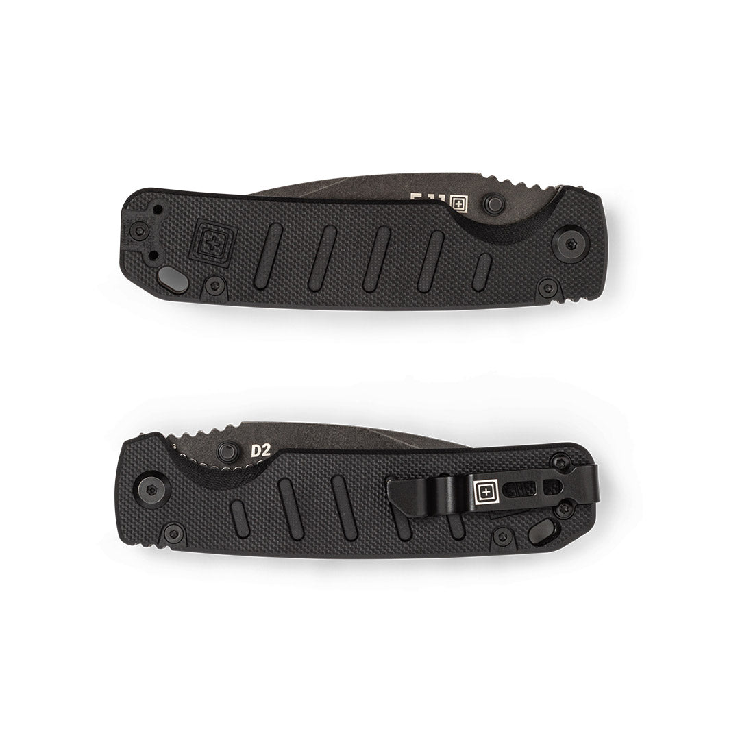 Couteau pliant 5.11 Tactical Braddock DP Mini lame 7,6 cm en acier D2 manche G10
