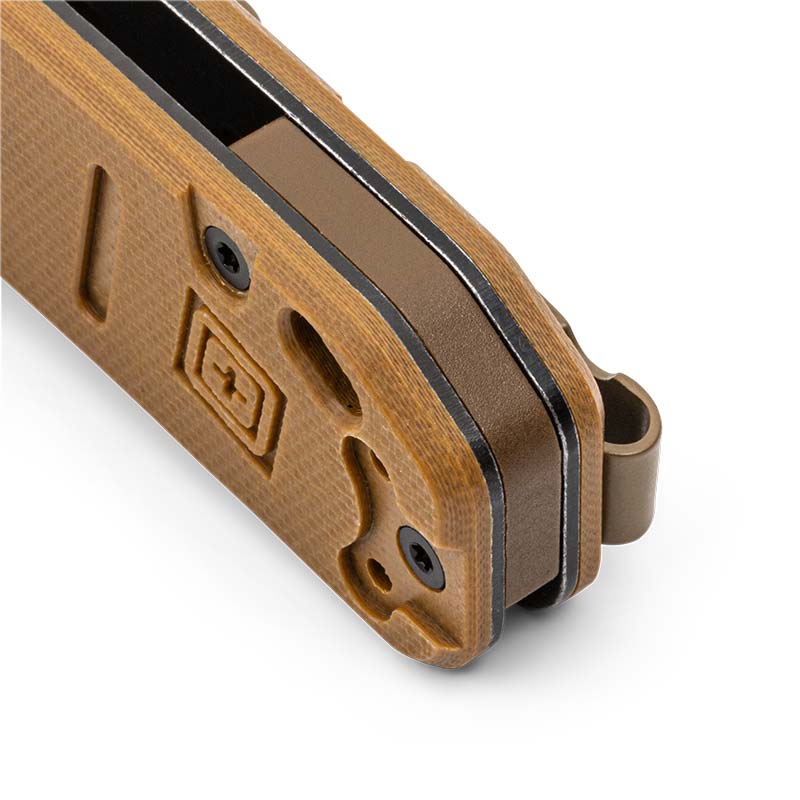 Couteau pliant 5.11 Tactical Braddock DP Mini lame 7,6 cm en acier D2 manche G10