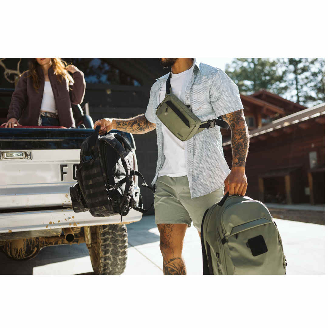 Sacoche de ceinture 5.11 Tactical AllHaula 2 litres en nylon enduit avec passants MOLLE