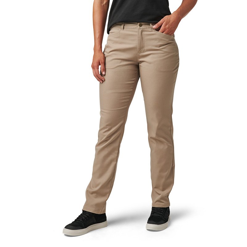Pantalon tactique femme 5.11 Tactical Cirrus 2.0 en sergé Flex-Tac sept poches finition Teflon
