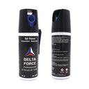 Aérosol de défense Delta Force Red Pepper OC 50 ml portée annoncée 5 à 7 mètres