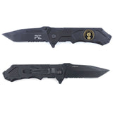 Couteau pliant Patrol Equipement Survival Gendarmerie lame acier 440 de 8,5 cm