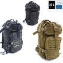 Sac à dos 27 L Assault Pack polyester 600D MOLLE à découpe laser