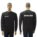 Sweat-shirt molleton gratté 280 g/m² sérigraphié Maître-Chien et TDM