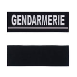 Bandeau d'identification Patrol Equipement Gendarmerie brodé 30 x 10 cm auto-agrippant