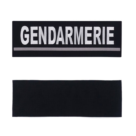 Bandeau d'identification Patrol Equipement Gendarmerie brodé 30 x 10 cm auto-agrippant