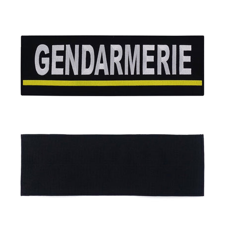 Bandeau d'identification Patrol Equipement Gendarmerie brodé 30 x 10 cm auto-agrippant