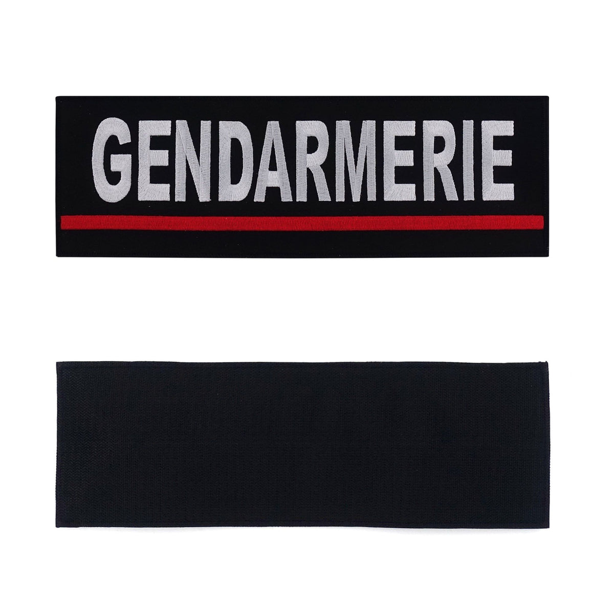 Bandeau d'identification Patrol Equipement Gendarmerie brodé 30 x 10 cm auto-agrippant