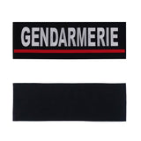 Bandeau d'identification Patrol Equipement Gendarmerie brodé 30 x 10 cm auto-agrippant