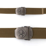 Ceinture OPEX à boucle acier gravée Infanterie sangle nylon 130 x 3,5 cm taille unique