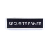 Bandeau dorsal d'identification Sécurité Privée Patrol Equipement rétroréfléchissant 28 x 10 cm