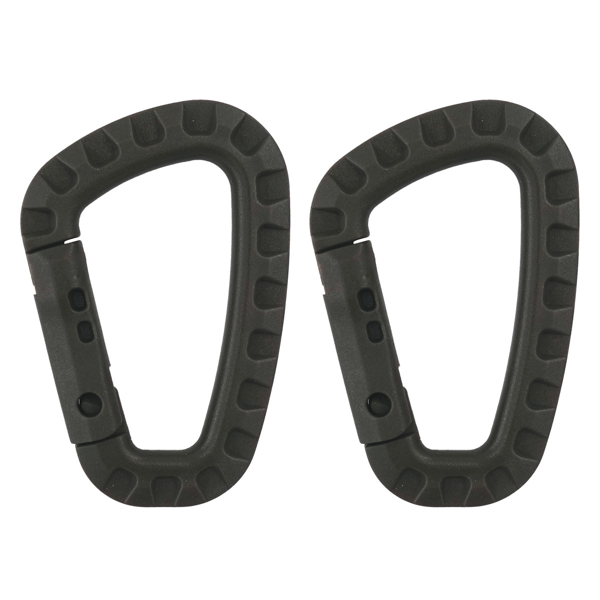 Duo de mousquetons OPEX en polymère 85 x 56 mm pour accrochage de matériel
