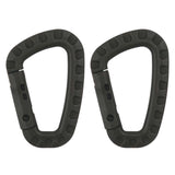 Duo de mousquetons OPEX en polymère 85 x 56 mm pour accrochage de matériel