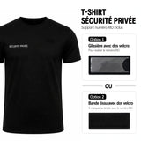 T-shirt Sécurité privée Patrol Equipement 100% coton marquage rétroréfléchissant