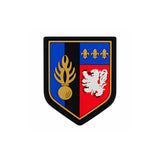 Écusson Légion de Gendarmerie Mobile en élastomère 8 x 6,5 cm auto-agrippant