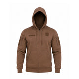 Sweat à capuche OPEX Spider 60 % coton 325 g/m² à fermeture éclair et poches manches