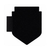 Porte-écusson auto-agrippant 64 x 87 mm avec emplacement pour stylo