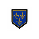Écusson brodé légion de gendarmerie mobile 8 x 6,5 cm dos auto-agrippant