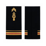 Fourreaux de grade Patrol Equipement gendarmerie mobile plastifiés 11 x 5 cm