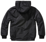 Coupe-vent enfant Brandit Frontzip doublure polaire capuche et trois poches fermées