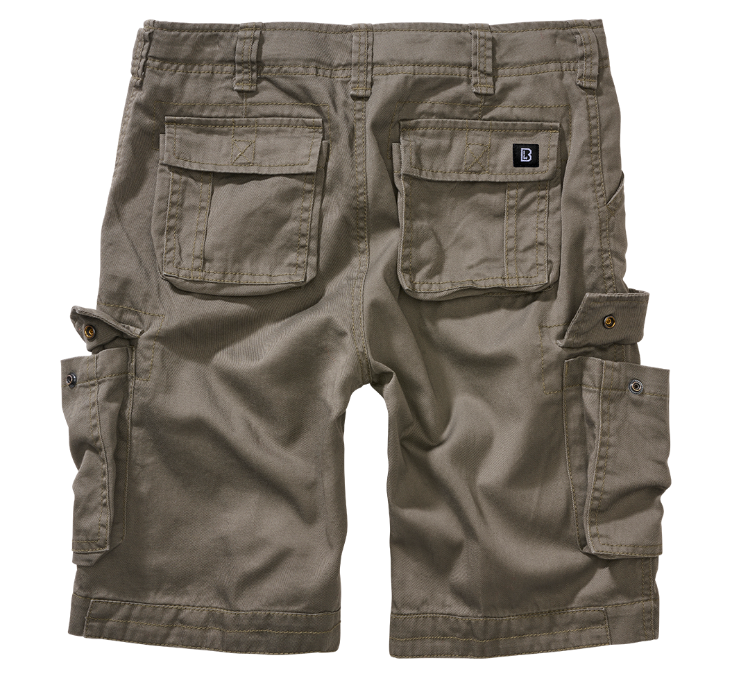 Short enfant Brandit Urban Legend coton léger six poches et tour de taille réglable