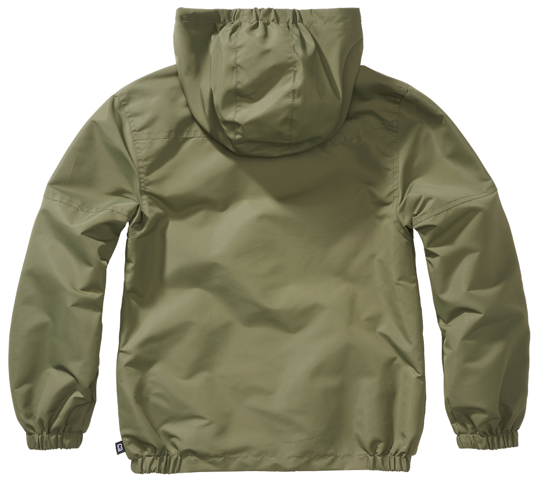 Coupe-vent enfant Brandit Summer Frontzip doublure filet respirante et trois poches