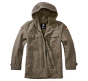 Parka enfant Brandit BW coton doublure d'hiver amovible capuche doublée et cinq poches