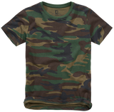 T-shirt enfant Brandit en coton 160 g/m² col rond manches courtes et coupe ample