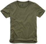 T-shirt enfant Brandit en coton 160 g/m² col rond manches courtes et coupe ample
