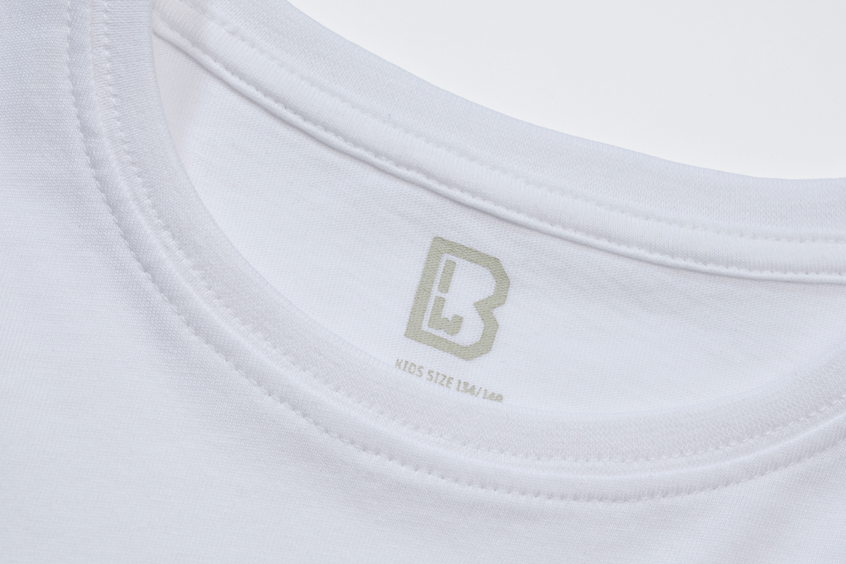 T-shirt enfant Brandit en coton 160 g/m² col rond manches courtes et coupe ample