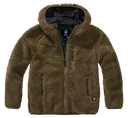 Veste polaire enfant Brandit Teddyfleece à capuche maille peluche et quatre poches