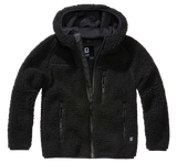 Veste polaire enfant Brandit Teddyfleece à capuche maille peluche et quatre poches