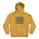 Sweat à capuche CloMod Twirl en coton polyester avec intérieur gratté et coutures plates