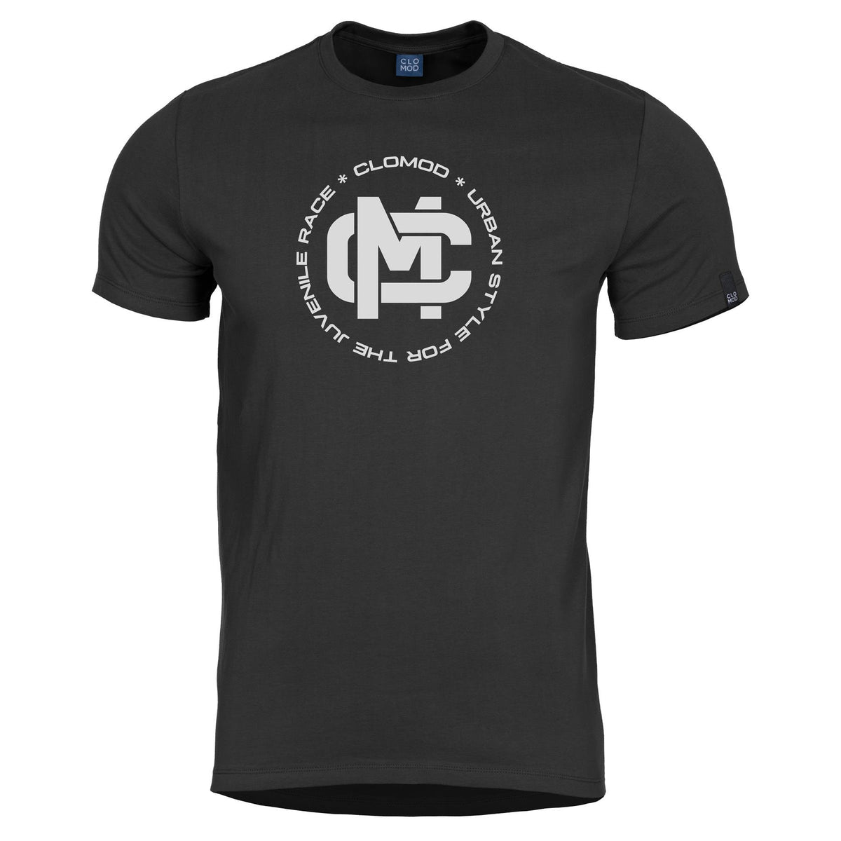 T-shirt imprimé CloMod Initials coton filé à anneaux 165 g/m² séchage rapide