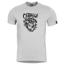 T-shirt imprimé CloMod Flower Heart coton filé à anneaux 165 g/m²