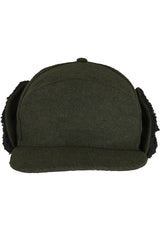 Chapeau d'hiver Brandit Lumberjack doublé fausse fourrure visière 7,5 cm à rabats