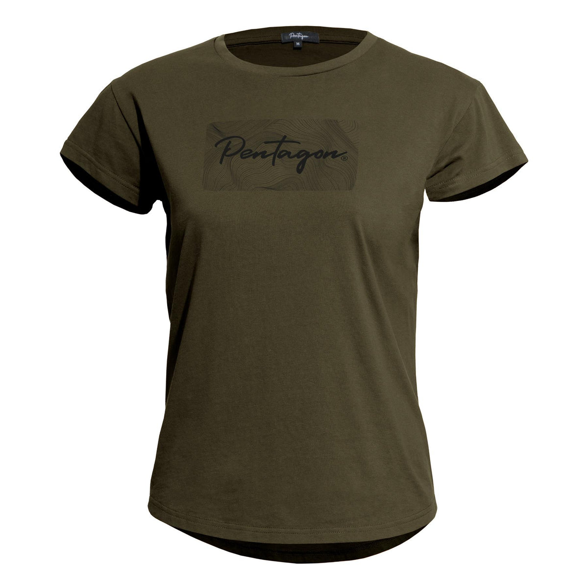 T-shirt femme Pentagon Whisper Contour en coton biologique fin 185 g/m²