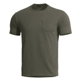 T-shirt Pentagon Ageron à poche poitrine en coton ring-spun 190 g/m²