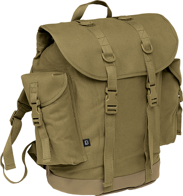 Sac à dos Brandit BW Hunting 40 L toile de coton fond enduit 50 x 45 x 21 cm
