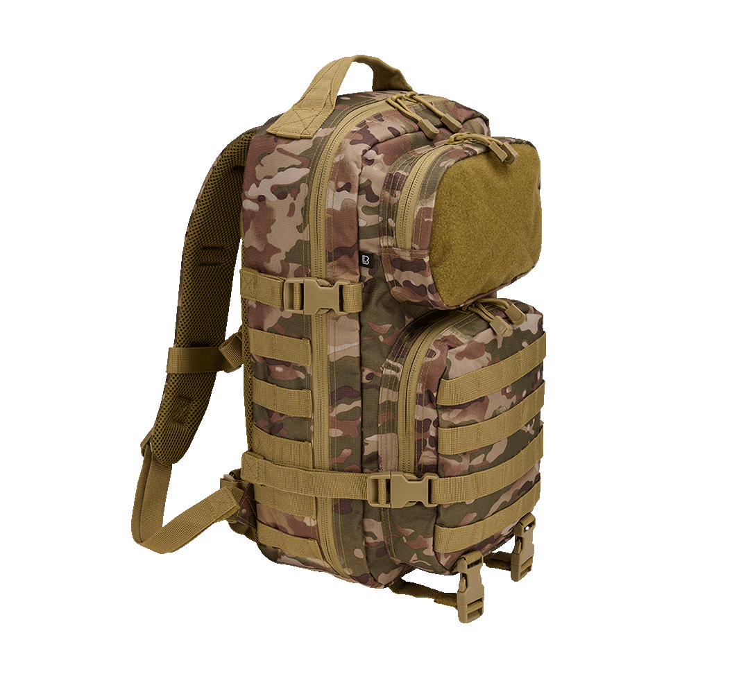 Sac à dos Brandit US Cooper Patch Medium 25 L surface auto-agrippante ceinture ventrale