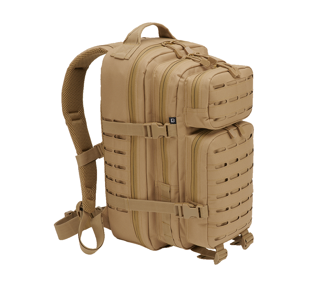 Sac à dos Brandit US Cooper Lasercut Medium 25 L fixations découpées au laser