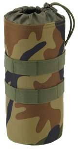 Porte-gourde Brandit MOLLE polyester 600D collerette élastique bouteilles 0,5 à 1 L