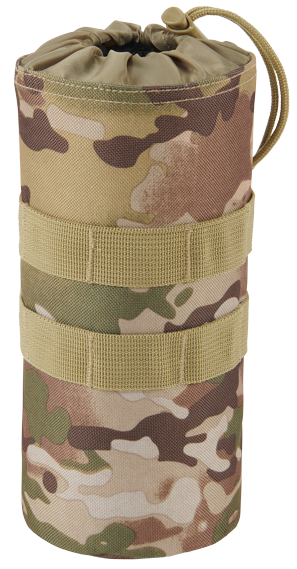 Porte-gourde Brandit MOLLE polyester 600D collerette élastique bouteilles 0,5 à 1 L