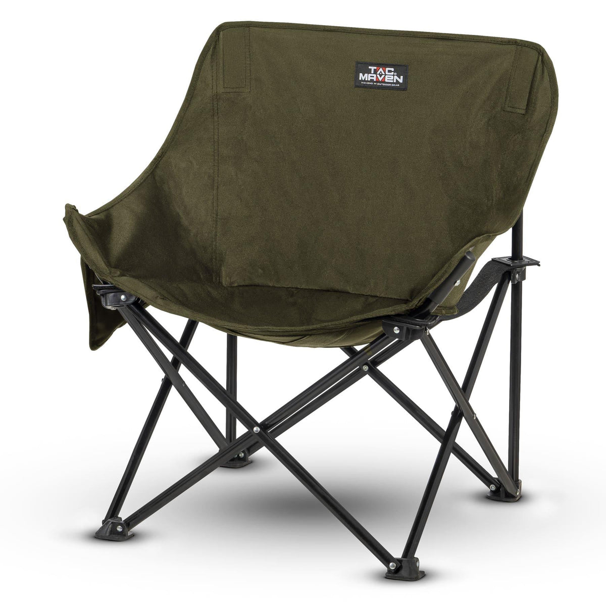 Chaise de campement pliante Tac Maven en acier et polyester 600D charge 150 kg