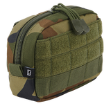 Pochette Brandit MOLLE Compact à glissière poche filet intérieure 11 x 15,5 x 4 cm