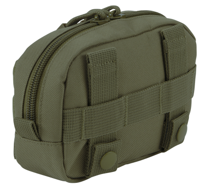 Pochette Brandit MOLLE Compact à glissière poche filet intérieure 11 x 15,5 x 4 cm