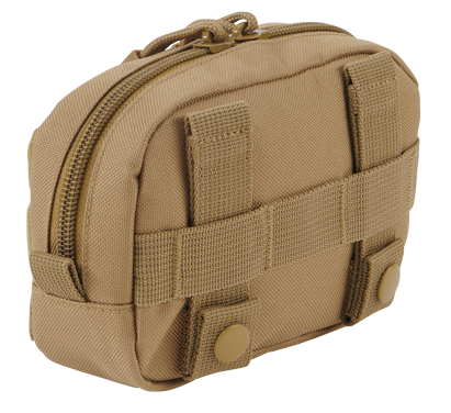 Pochette Brandit MOLLE Compact à glissière poche filet intérieure 11 x 15,5 x 4 cm