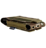 Pochette téléphone Brandit MOLLE grand format doublure souple passages de câble