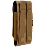 Pochette téléphone Brandit MOLLE grand format doublure souple passages de câble